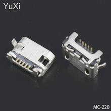 Yuxi conector de carregador micro usb para tablets, conector com 5 pinos para lenovo tabletes a7600h a7600 a3000 a3000h drive a370 s930 a788t a656 etc. 2024 - compre barato