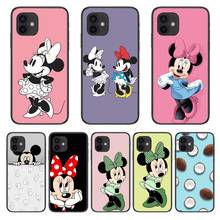 Disney Mickey cartoon  Style Phone Case cover For iphone 12 pro max 11 8 7 6 s XR PLUS X XS  SE 2020 mini  black cell shell 2024 - buy cheap