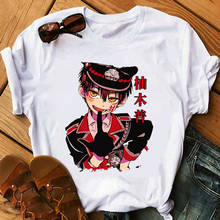 Camiseta Harajuku de Anime japonés para mujer, camisa con estampado de Hanako Kun, divertida caricatura de Inuyasha, Top Unisex con estampado de rey Shaman 2024 - compra barato