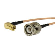 New   BNC Male Switch   SMB  Female Jack  Right  Angle  Jumper Cable RG316 Wholesale Fast Ship 15CM 6" Adapter 2024 - buy cheap
