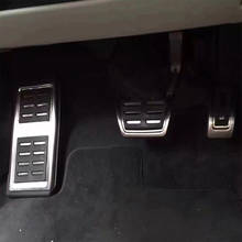 Car Gas Brake Foot Rest Fuel Pedals For Audi A3 S3 A4 S4 RS4 A5 S5 RS5 8T A6 4G S6 C7 C6 Q5 Q3 Q7 S5 RS5 A7 S7 SQ5 8R LHD 2009 + 2024 - buy cheap