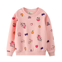 2022 Autumn Kids Clothes Boys Cotton Long Sleeve Pink Cartoon Pattern O-neck Winter Children's Pullover Casual Sweater Fashion 2024 - buy cheap