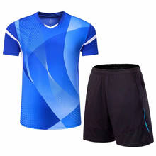 Tennis Sports T-Shirt Suit Quick Dry Short Sleeve For Male And Female Sweat Absorption Badminton Shirts & Shorts L973SHC 2024 - buy cheap