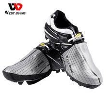 WEST BIKING-funda protectora para zapatos de media palma, a prueba de viento, reflectante, para ciclismo 2024 - compra barato