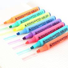 Highlighter Color Pens 8 Colors Marker Pen Art Marker Supplies Stationery Product Office School Supplies Gift 2024 - buy cheap