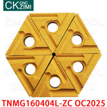 TNMG160404L-ZC OC2025 TNMG 160404 L ZC OC2025 Carbide slotting inserts External turning inserts CNC lathe cutter tools for steel 2024 - buy cheap