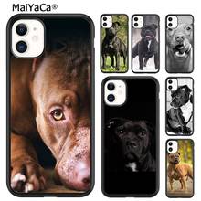 Maiyaca staffordshire bull terrier staffy cão caso de telefone para o iphone 5 se 6s 7 8 plus x xr xs 11 12 13 pro max galaxy s8 s9 s10 2024 - compre barato