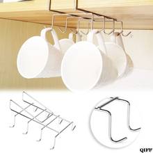 Stainless Steel Kitchen Rack Hanging Coffee Tea Cup Mug Holder Organizer Storage 2024 - buy cheap