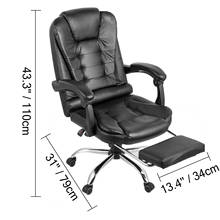 Freeshipping para a ue de alta qualidade couro reclinável cadeira do computador jogos alta volta reclinável para escritório/casa 2024 - compre barato