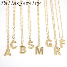 20Pcs Gold Color A-Z 26 Alphabets Letters Pendant Necklaces  for women Men Fashion  Jewelry Gift 2024 - buy cheap