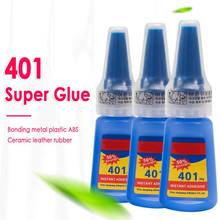401 20g Bottle Instant Adhesive Glue Multi-Purpose Super Glue DIY Gum Fix Repair Tools Glue for Diamond Jewelry Bts ceramic Wood 2024 - buy cheap