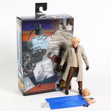 NECA-figura de acción de Regreso al futuro Doc Brown, 7 ", colección 2024 - compra barato