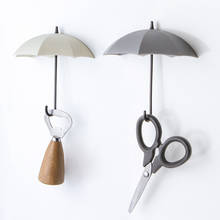 3 шт./лот креативная вешалка для ключей в форме зонта, крючок, домашний декоративный держатель, настенные крючки, аксессуары для кухни, ванной, спальни 2024 - купить недорого