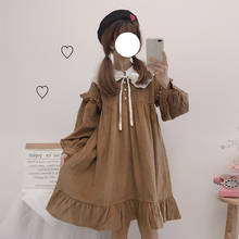 Autumn Lolita Dress Tea Party Japan Style Kawaii Girl Navy collar daily Dress Tea Party Gothic Lolita dress 2024 - buy cheap