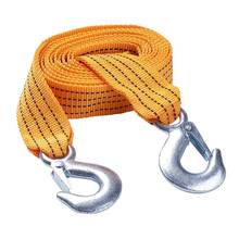 3 Tons 3Metres Heavy Duty Tow Strap with Hooks Car Truck Tow Cable Towing Strap Rope 2024 - buy cheap