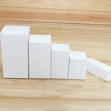 5 шт./лот, белая подарочная упаковка, маленькие картонные коробки, квадратная крафт-бумага, картонная упаковочная бумажная коробка, бесплатная доставка 2024 - купить недорого