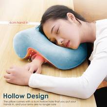 New Slow Rebound Pressure Pillow, Nap Sleeping Pillow Cushion Memory Foam Arched Arm Pillow, Prevent Hand Numb Anti Pressure 2024 - buy cheap
