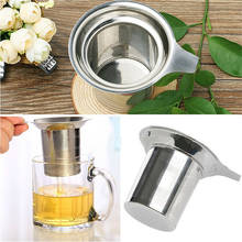 Infusor de malla de té reutilizable, colador de té, tetera de acero inoxidable, filtro de especias de hojas de té sueltas, accesorios de cocina 2024 - compra barato