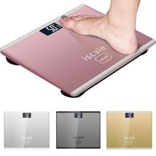 Mini Electronic Digital Weight Scale Tempered Glass LED Display Body Fat Scale Body Weight Bathroom Scale Digital Weight Scales 2024 - buy cheap