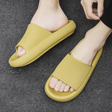 2021 Summer Slippers Men Casual Shoes Sandals Leisure Soft Slides Eva Massage Beach Slippers Water Shoes Mens Sandals Flip Flops 2024 - buy cheap