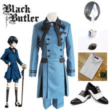 Anime Black Butler Kuroshitsuji Ciel Phantomhive Cosplay Costume Kuroshitsuji Sebasti Aristocrat Emboitement Halloween Costumes 2024 - buy cheap