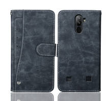 Funda de lujo para Doogee S40 Lite, carcasa de cuero con tapa Vintage de 5,5 pulgadas, bolsa de negocios, cubierta protectora con ranuras para tarjetas frontales 2024 - compra barato