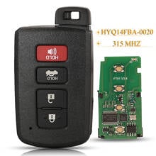 jingyuqin  4 Buttons Smart Remote Car Key Fob 315MHz For Toyota Highlander Camry Avalon Corolla FCCID:HYQ14FBA-0020 2024 - buy cheap