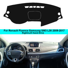 Car Inner Dashboard Cover for Renault Fluence Samsung SM3 L38 2009 - 2017 Dash Mat Carpet Sun Shade Cape Dashmat 2016 2015 2014 2024 - buy cheap