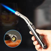 Super Long Cooking Gas Lighter Kitchen Pipe Jet Torch Lighter Metal BBQ Windproof Lighters Smoking Accessories Gadgets for Men 2024 - buy cheap