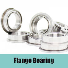 FR168ZZ Flange Bearing 6.35x9.525x3.175 mm ABEC-1 10PCS Inch Flanged FR168 Z ZZ Ball Bearings 2024 - buy cheap