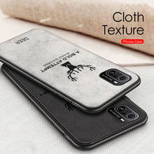 deer pattern fabric cloth covers for xiaomi pocphone poco f3 f 3 case pocof3 6.67'' soft silicone bumper shockpoof coque capas 2024 - buy cheap