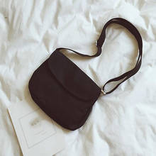 Lona feminina marca sacos de ombro casual pequenas bolsas crossbody sacos feminino cor sólida sacos do mensageiro bolsa feminina 2024 - compre barato