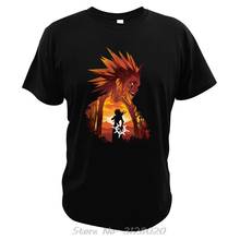 Kingdom hearts camiseta axel dramatização play, camiseta masculina de algodão de alta qualidade, camisa casual de algodão com gola em o, para o verão 2024 - compre barato