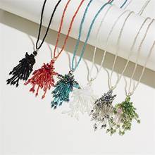 ZG Hand Woven Crystal Bead Necklace Pendant Womens Sweater Chain Long Necklace Gift Jewelry бижутерия 2024 - buy cheap