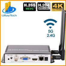 Decodificador UHD 4K H.265 H.264, HDMI, VGA, CVBS, vídeo HD, IP, Streaming, WIFI, HTTP, RTSP, RTMP, UDP, HLS a HDMI, VGA, CVBS, convertidor 2024 - compra barato