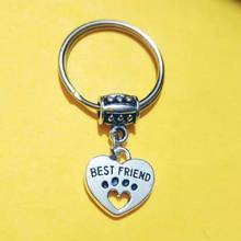 20pcs/lot Animal Dog Paw Prints keychain Best Friend Key ring For Bag Key Holder Charm Car Key Chains Key Ring 2024 - buy cheap