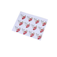 120pcs/lot DIY Decorative Paper Sticker 'thank you' Rose Adhesive Sealing Label Stickers DIY Product Package Decoration Label 2024 - buy cheap