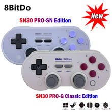 Новинка! 8bitdo SN30 Pro GB SN версия беспроводной геймпад для Windows Android MacOS для Nintendo NS Switch игровой контроллер Джойстик 2024 - купить недорого