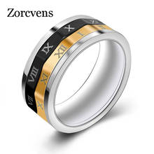 KOtik Rotatable Number Rings for men anillos Titanium Stainless Steel Punk Party Ring Jewelry 2024 - buy cheap