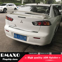 For Mitsubishi EVO Spoiler 2009-2015 EVO Spoiler High Quality ABS Material Car Rear Wing Primer Color Rear Spoiler 2024 - buy cheap