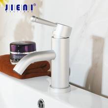 JIENI Luxury Space Aluminum Bathroom Faucets Stream Spout Bathroom Faucet Matte Deck Mounted Water Basin Sink Faucet Mixer Tap 2024 - buy cheap