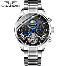 GUANQIN Mens Automatic Mechanical Watch reloj hombre Man Business Clock Watches Top Brand Luxury Tourbillon Wristwatch 2024 - buy cheap