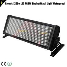 Outdoor Atomic Dj LED Strobe Light 1200w RGBW 4in1 Waterproof  Wash Strobe Rectangular Flood PAR Light IP65 2024 - buy cheap