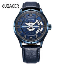 OUBAOER Luxury Men watches automatic mechanical watch leather  business watch casual  sports waterproof relogio masculino 2024 - buy cheap