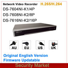 Original Hikvision English Version NVR Embedded Plug&Play 4/8/16Ch NVR DS-7604NI-K1/4P and DS-7608NI-K2/8P and DS-7616NI-K2/16P 2024 - buy cheap