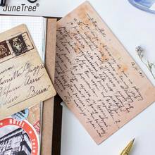 Hojas vintage de postales silenciosas, decoración de diario, cuaderno, estilo de memoria, 10 unids/paquete 2023 - compra barato