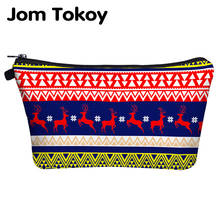 Jom Tokoy Cosmetic Travel Bag Christmas Gift Makeup Bags Organizer Bag Women Beauty Bag hzb1017 2024 - buy cheap