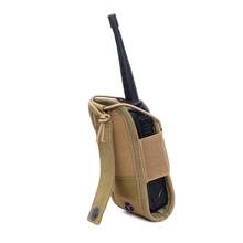 Bolsa militar táctica de Airsoft Molle para Radio, walkie-talkie, soporte de cintura, para deportes al aire libre, tiro, caza, cargador Mag 2024 - compra barato