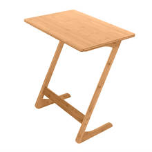 Sofá de bambú en forma de Z, mesa auxiliar de centro, dos colores, 60x40x65cm 2024 - compra barato