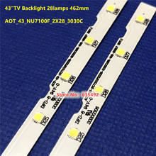 100% New LED Strip 28 Lamp For Samsung 43"TV UE43NU7440 UE43NU7170U UE43NU7100U UE43NU7020 AOT_43_NU7100F_2X28_3030C BN44-00947A 2024 - buy cheap